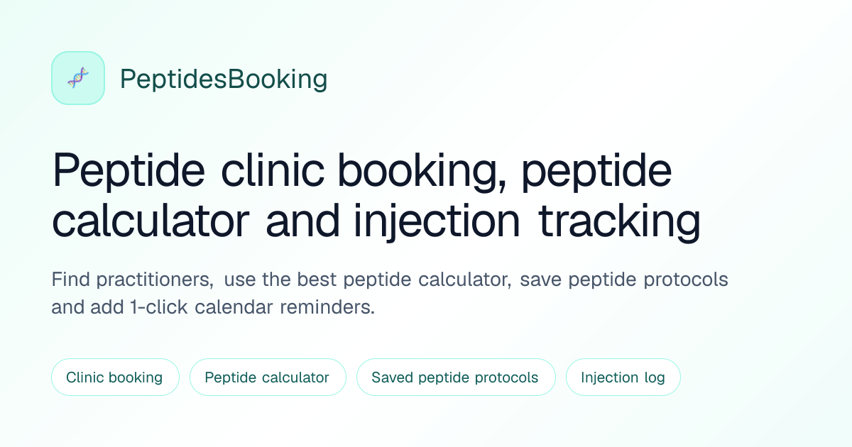 PeptidesBooking